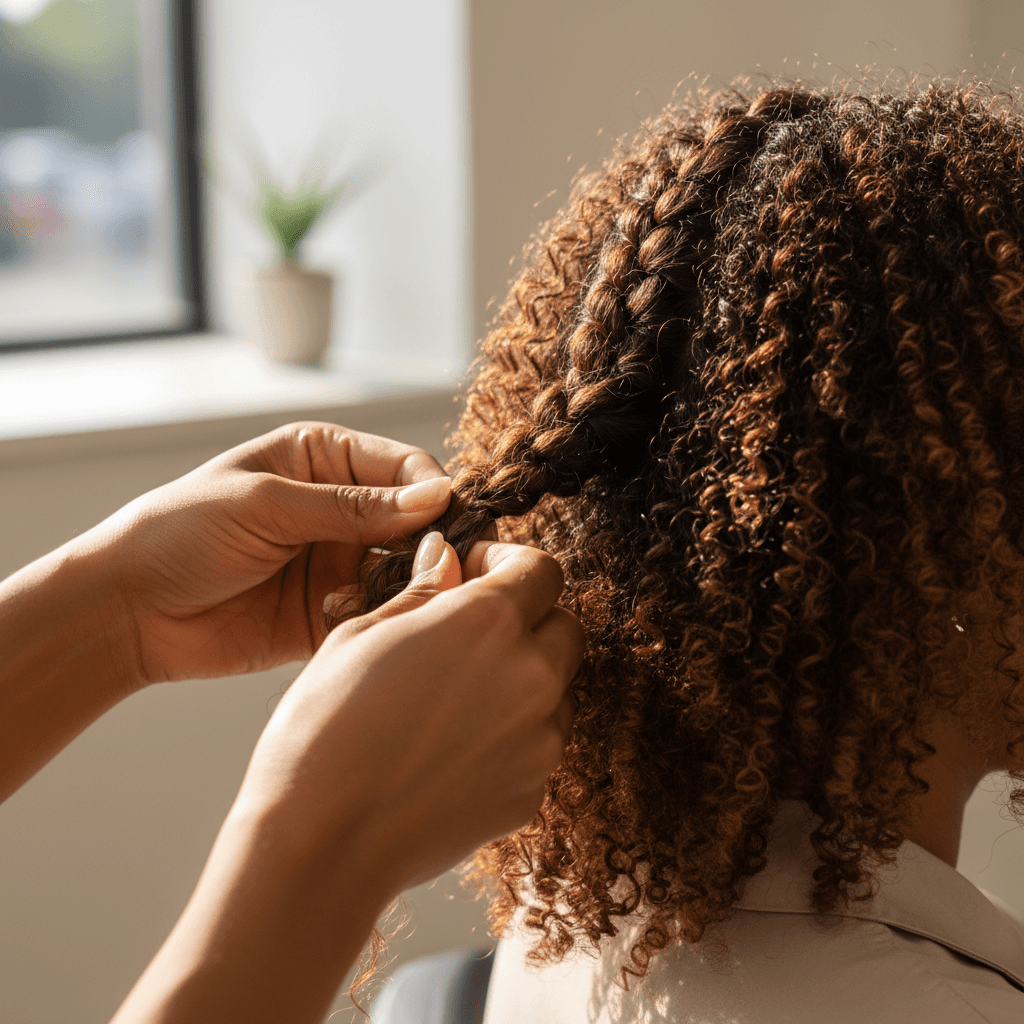 Professional loc retwist and maintenance